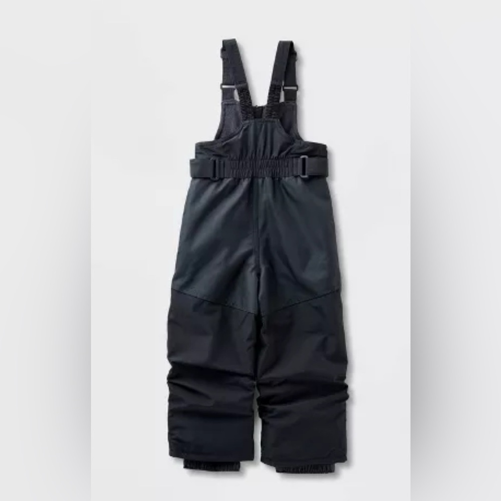 Cat & Jack Toddler 2pk Snow Bib - Cat & Jack™ Black 18 months - Picture 2 of 6